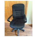 Ergonomic Office Chair with Adjustable Black Fabric