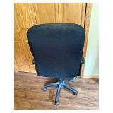 Ergonomic Office Chair with Adjustable Black Fabric