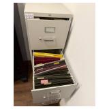 Used 4-Drawer Metal Filing Cabinet with 52 x 15 x 27 Dimensions