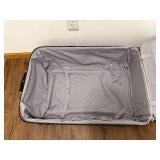 Set of 2 Dark Blue Luggage Bags with Wheels