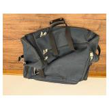 Set of 2 Dark Blue Luggage Bags with Wheels