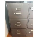 Pair of HON 4-Drawer Vertical File Cabinets