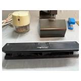 Office Supplies Bundle: Staplers, Punch, Rulers, and Staple Sets