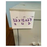 Metal 2-Drawer Filing Cabinet on Wheels