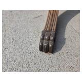 Vintage Wooden Coffee Table with Claw Feet