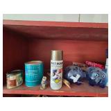 Collection of Various Paints, Solvents, and Wood Finishing Products - content quantities unverified
