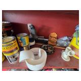 Collection of Various Paints, Solvents, and Wood Finishing Products - content quantities unverified