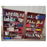 Large Pair of Storage Shelves - Contents on Shelves NOT Inc