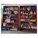 Large Pair of Storage Shelves - Contents on Shelves NOT Inc