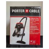 Porter Cable Stainless Steel Wet/Dry Vacuum 4 Gallon 15.1 Liters