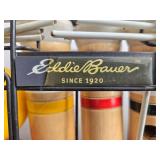 Eddie Bauer Complete Croquet Set with Wire Cage