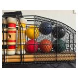 Eddie Bauer Complete Croquet Set with Wire Cage