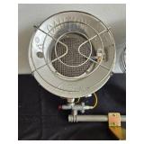 Pair of Industrial Gas-Powered Heaters with Adjustable Regulator