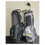 Set of 2 Golf Bags with Clubs - Top Flite Gamer X and Srixon