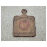 Decorative Rustic Decoy Wooden Ducks, Cutting Board Shaped Wall Hanging and Glass Terrarium