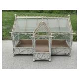 Decorative Rustic Decoy Wooden Ducks, Cutting Board Shaped Wall Hanging and Glass Terrarium