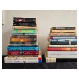 Collection of Books Including Titles by Yuval Noah Harari and Jon Meacham