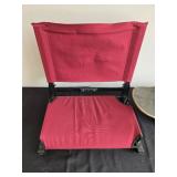 Used Skateboard and Folding Stadium Seat