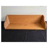 Wooden Wall Shelf Display Unit