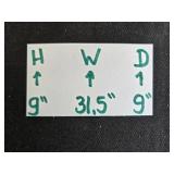 Wooden Wall Shelf Display Unit