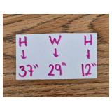 Wooden Bookshelf with 3 Shelves