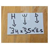 Three-Drawer Wooden Dresser