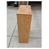 Wooden Bookshelf with Adjustable Shelves