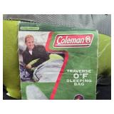 Coleman Traverse 0 F Mummy Sleeping Bag, 34" x 86"
