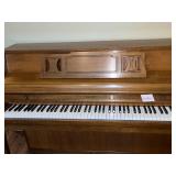 Kimball Console Piano with Wood Finish