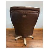 Serta Leather Executive Office Chair with Adjustable Armrests