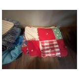 Shoe Organizer, Garment Bag & Assorted Household Supplies and Linens Collection - content quantities unverified