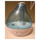 Collection of Home Essentials: Humidifier, Wooden Stand, Dish Rack, and Connected Hanging Wire Baskets