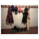 Assorted Outerwear Collection Including Jackets, Hats, and Boots (szs 10.5 - 11.5)