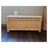 Wicker Storage Chest with Logan Craft & Hobby Mat Cutter Model 250