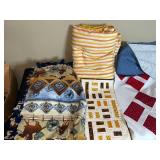 Assorted Handmade Quilts and Blanket Collection