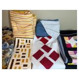 Assorted Handmade Quilts and Blanket Collection