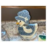 Set of Decorative Home Decor Items - Includes Snow Globe, Ceramic Duck, and More