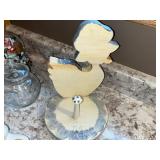 Set of Decorative Home Decor Items - Includes Snow Globe, Ceramic Duck, and More