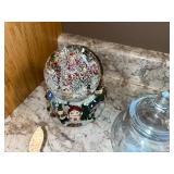 Set of Decorative Home Decor Items - Includes Snow Globe, Ceramic Duck, and More