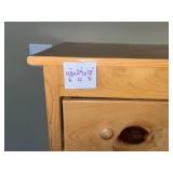 Wooden Dresser with Drawers and Natural Finish