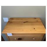 Wooden Dresser with Drawers and Natural Finish