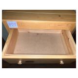 Wooden Dresser with Drawers and Natural Finish