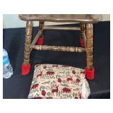 Set of 2 Vintage Wooden Chairs Inc Child