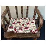 Set of 2 Vintage Wooden Chairs Inc Child