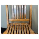 Set of 2 Vintage Wooden Chairs Inc Child