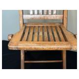 Set of 2 Vintage Wooden Chairs Inc Child