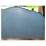 Vintage Wood Furniture: Serving Cart and Accent Table