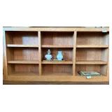 Solid Oak Bookshelf - contents not included