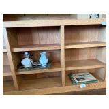 Solid Oak Bookshelf - contents not included