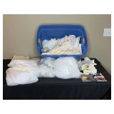 Large Assortment of Sewing Materials and Fabrics